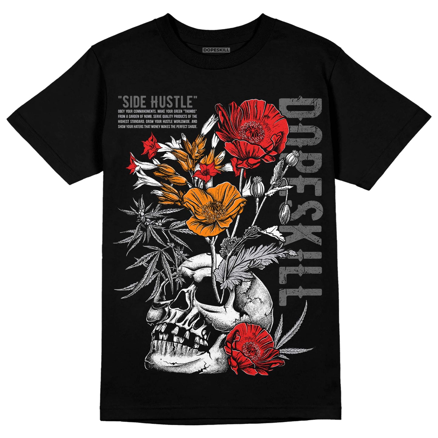 Grey Collection DopeSkill T-Shirt Side Hustle Graphic