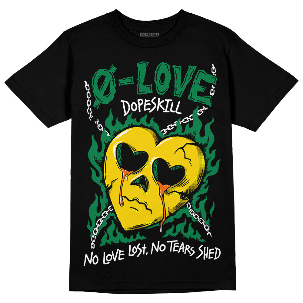Green Collection DopeSkill T-Shirt Crying Heart Graphic