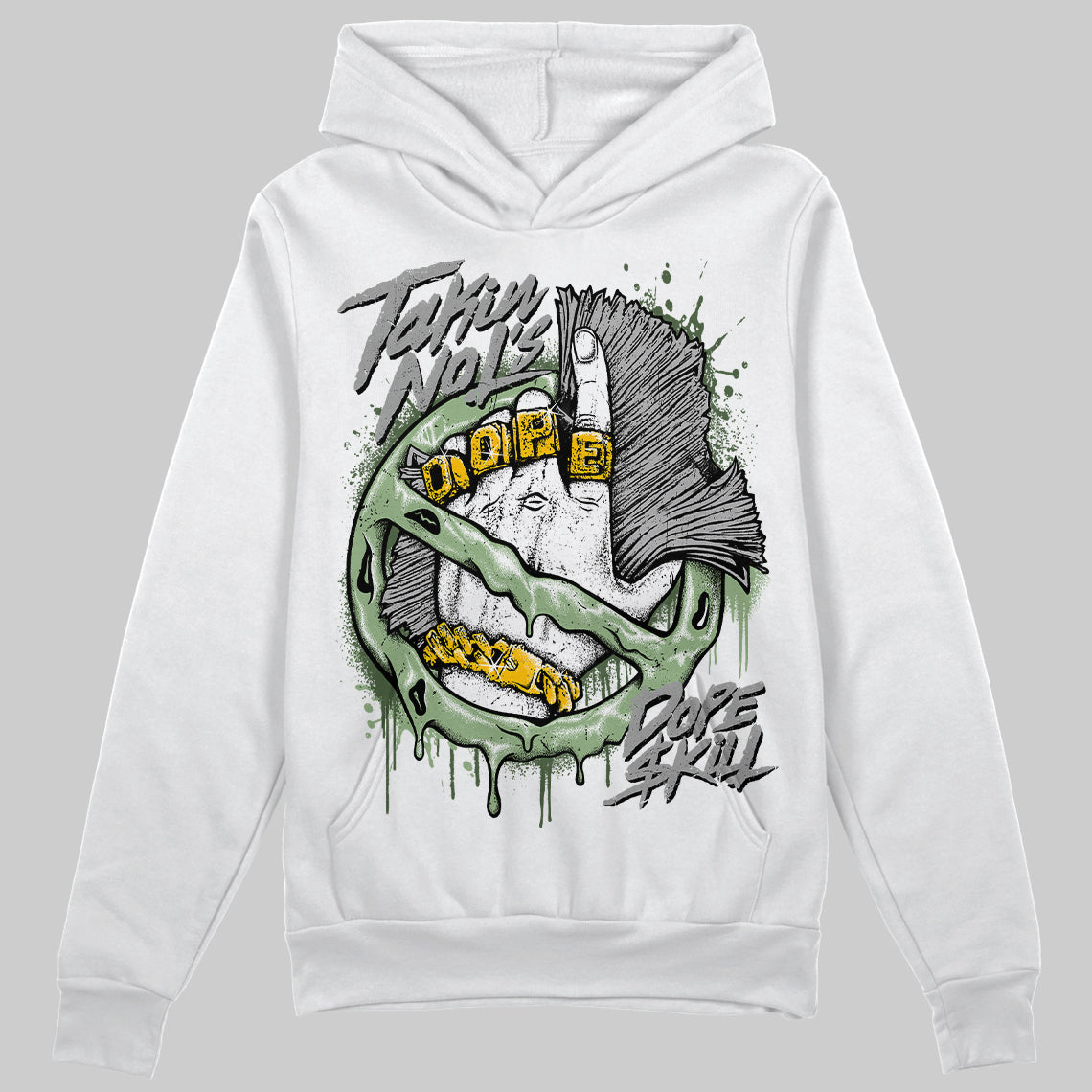 Seafoam 4s DopeSkill Hoodie Sweatshirt Takin No L's Graphic