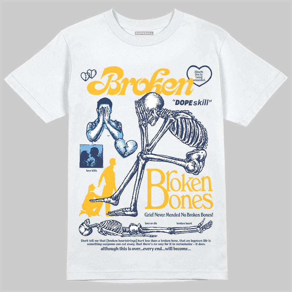 Retro Dunk From Above 4s DopeSkill T-Shirt Broken Bones Graphic