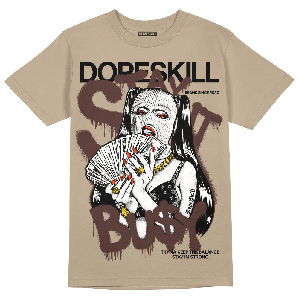 Latte 1s DopeSkill Medium Brown T-shirt Stay It Busy Graphic