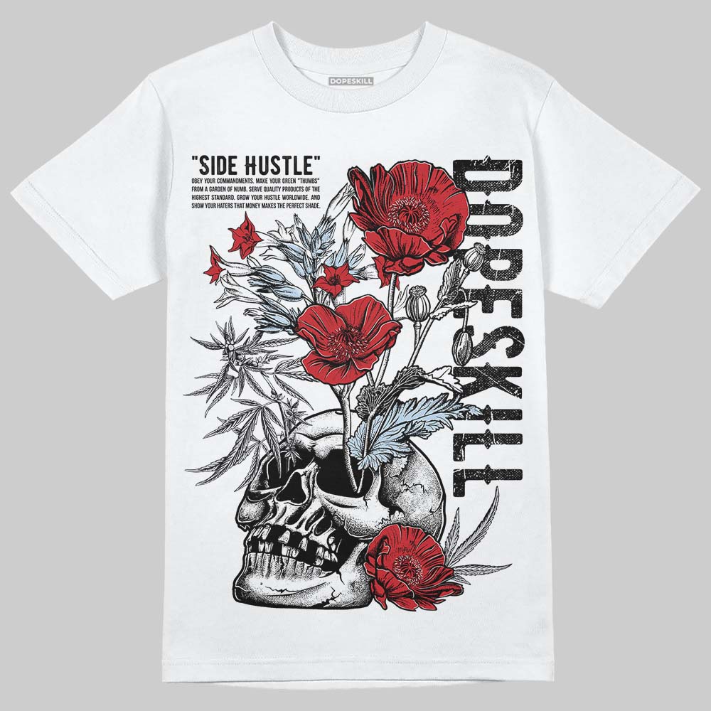 Black Metallic Reimagined 5s DopeSkill T-Shirt Side Hustle Graphic