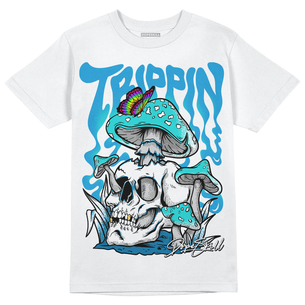 Military Blue 4s DopeSkill T-Shirt Trippin Graphic