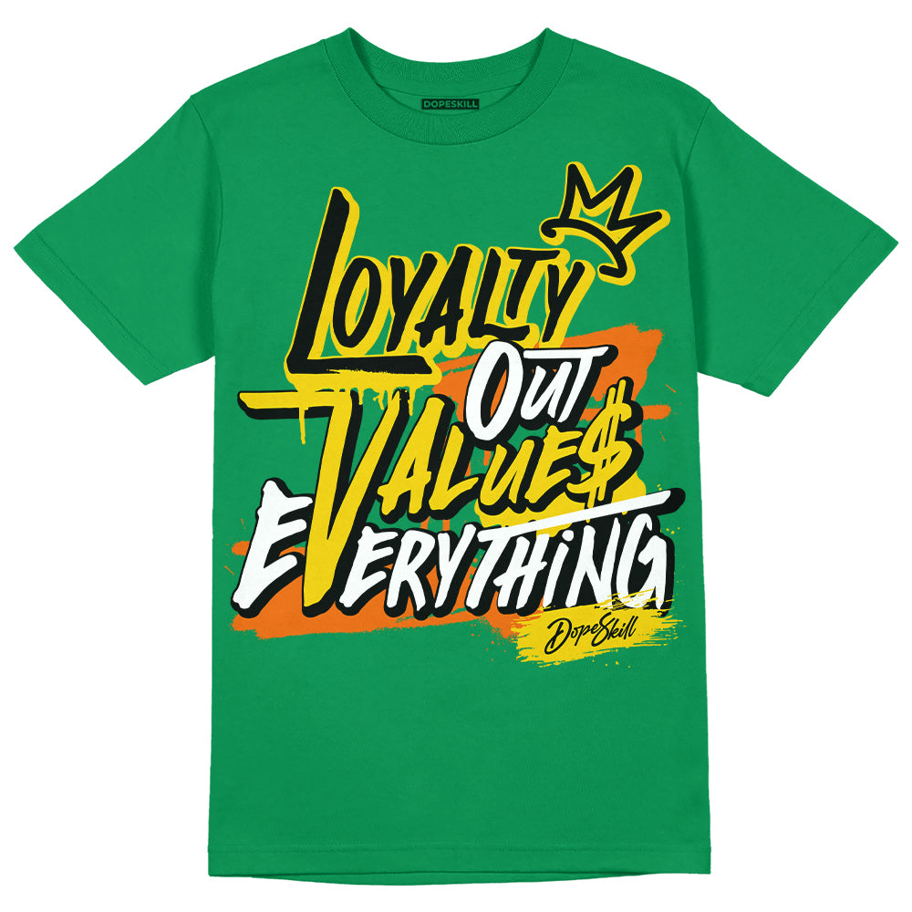 Green Collection DopeSkill Green T-shirt LOVE Graphic