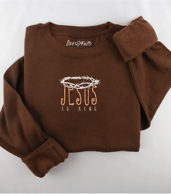 $10 Embroidered Crewneck Sweatshirt