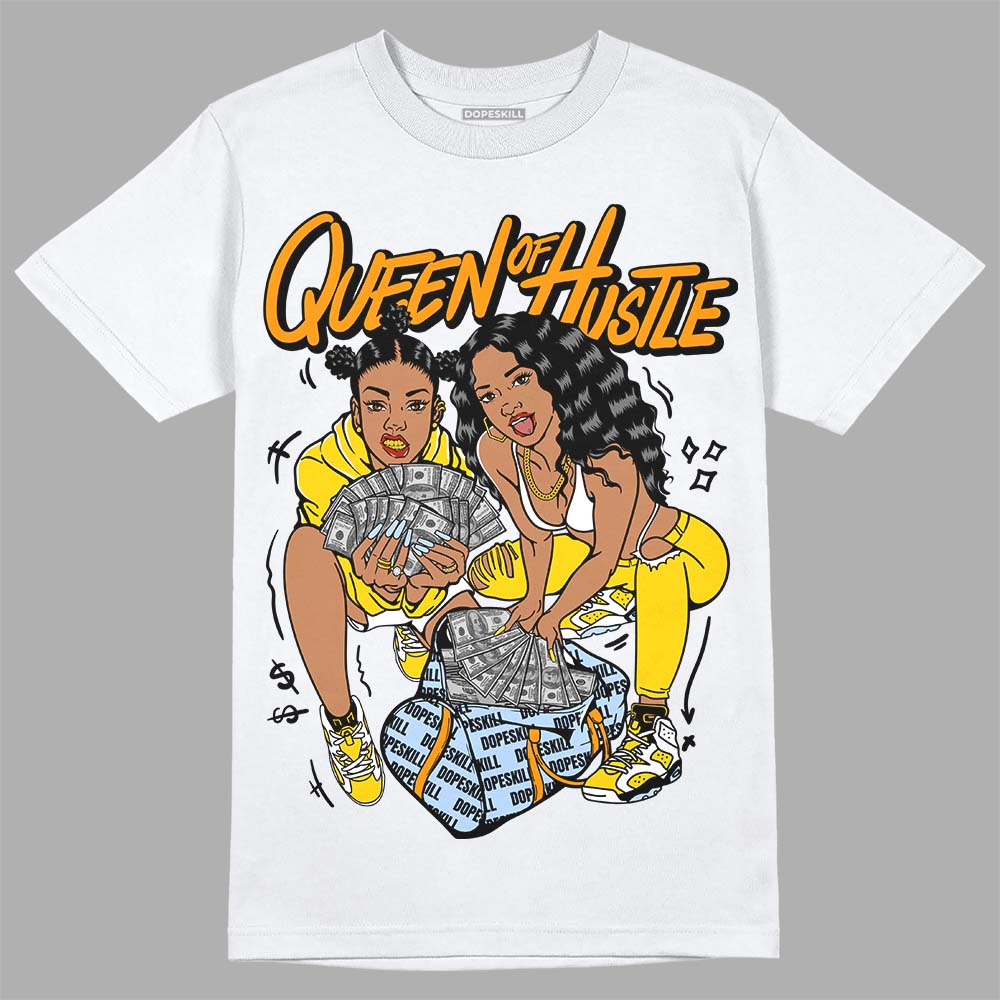 Yellow Ochre 6s DopeSkill T-Shirt Queen Of Hustle Graphic