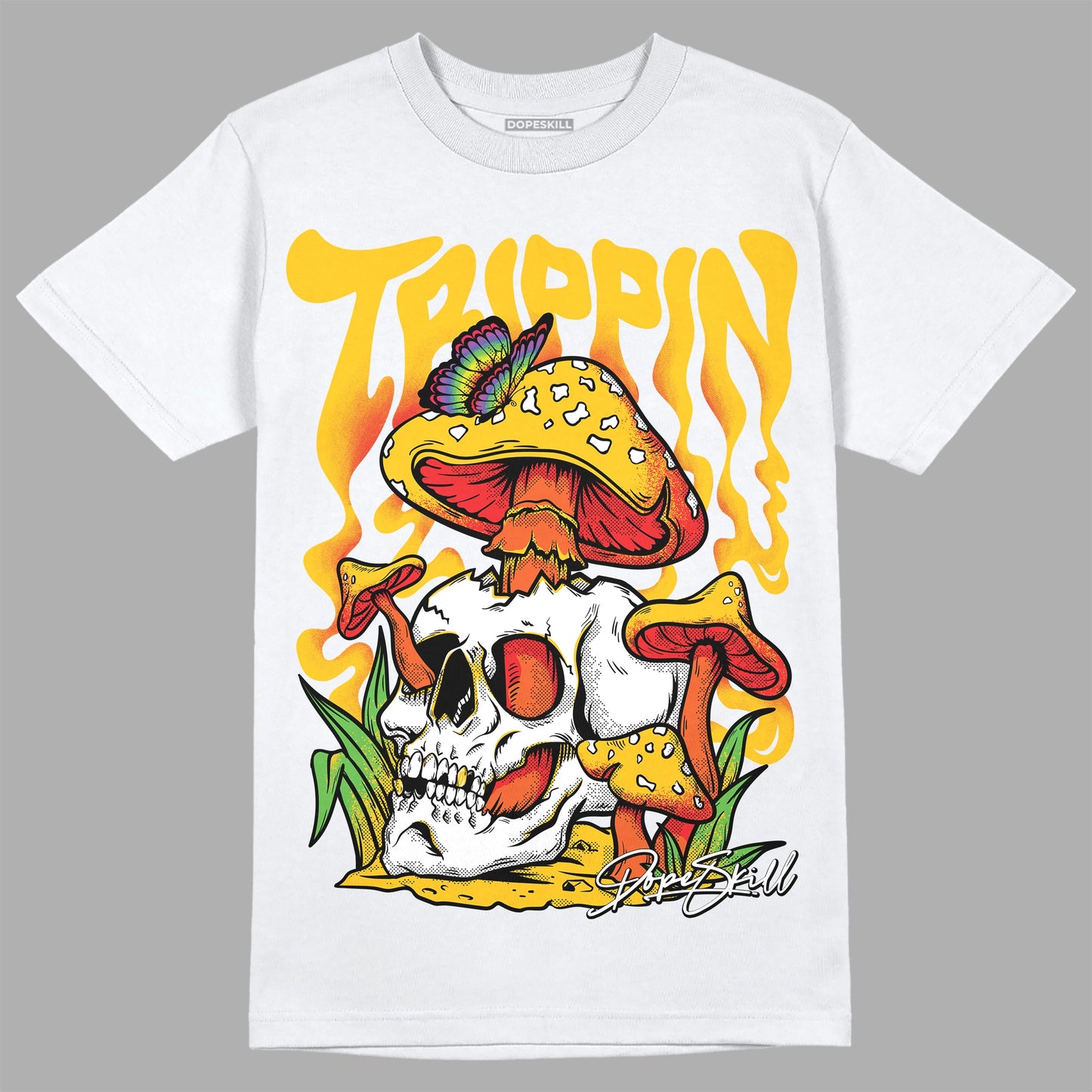 Yellow Collection DopeSkill T-Shirt Trippin Graphic