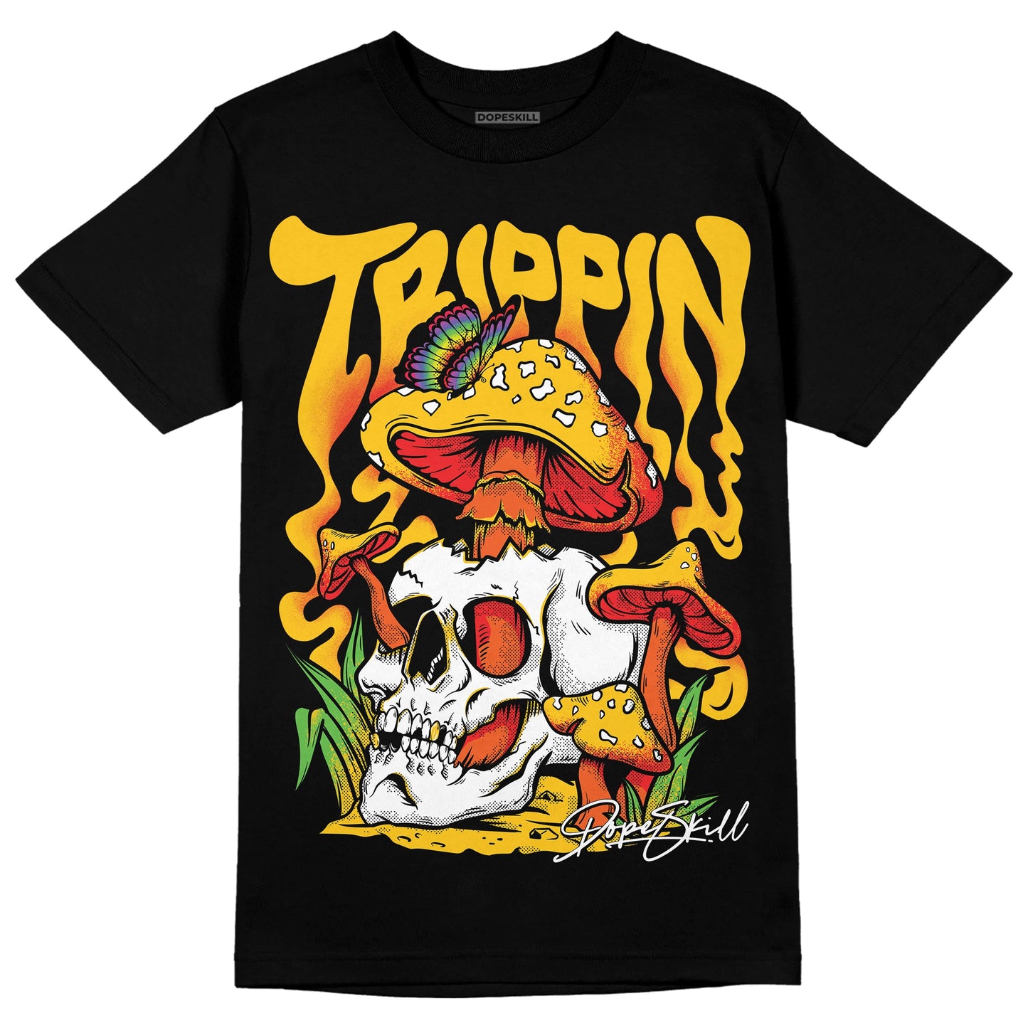 Yellow Collection DopeSkill T-Shirt Trippin Graphic