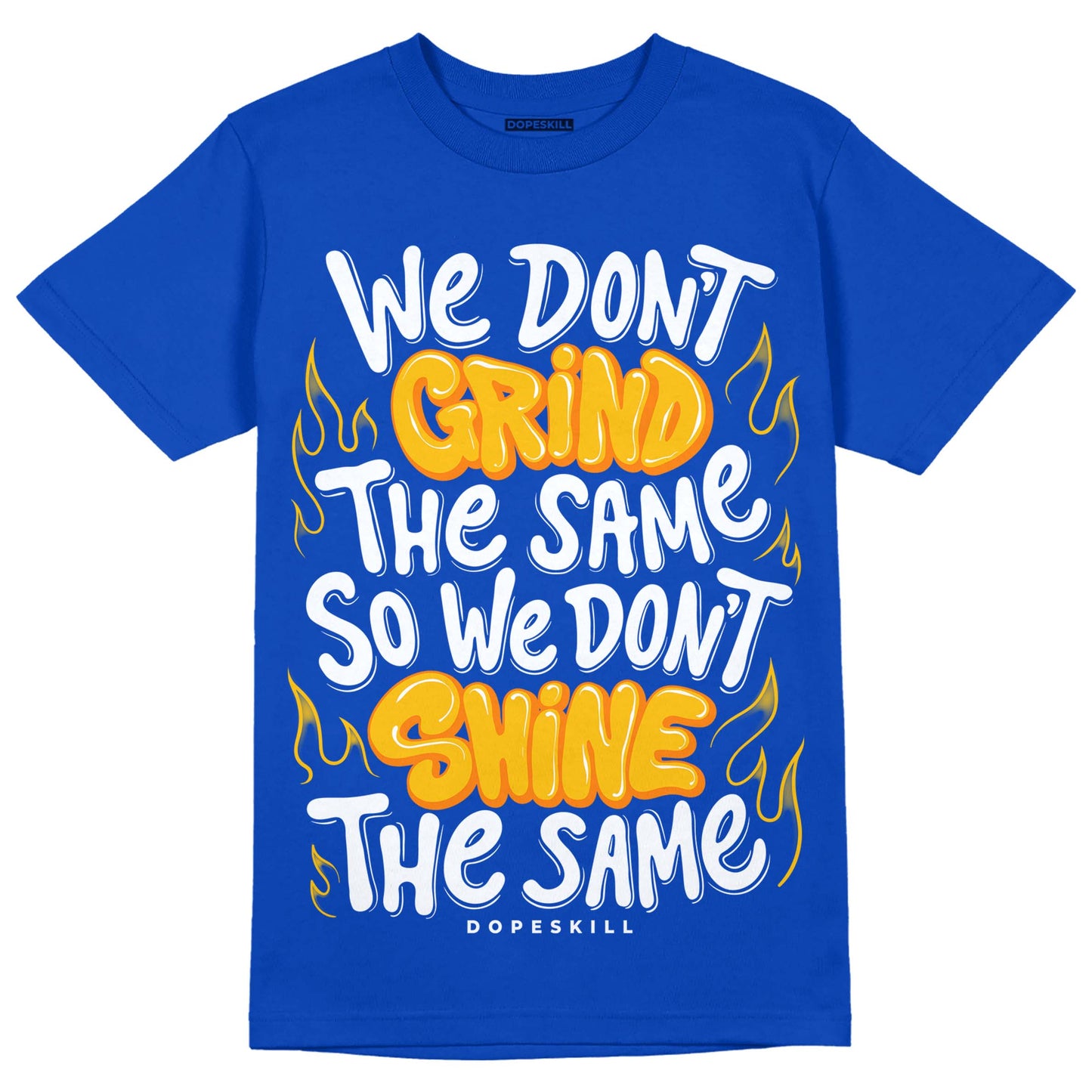 Royal Blue Collection DopeSkill Royal Blue T-shirt Grind Shine Graphic