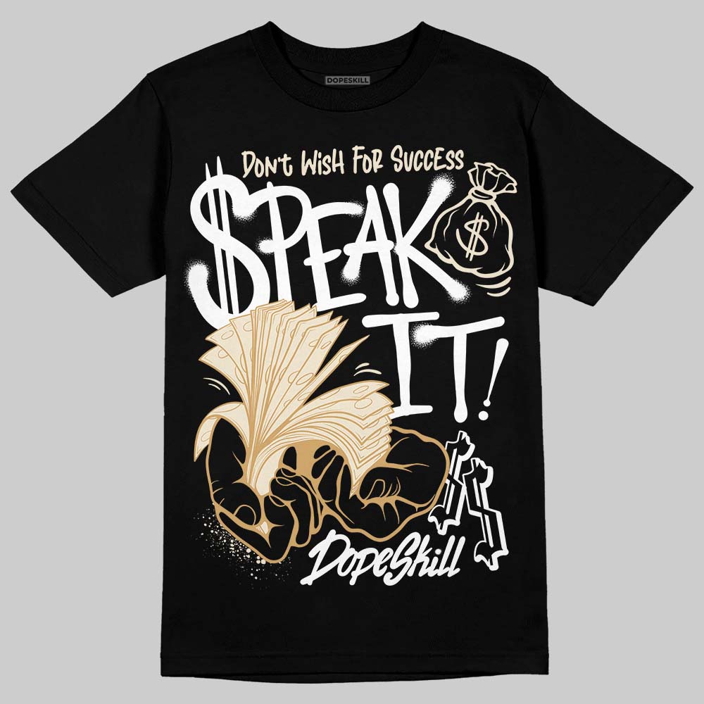 Reverse Metallic 5s DopeSkill T-Shirt Speak It Graphic