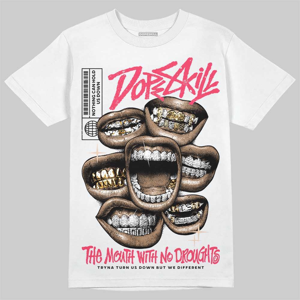 Peanut Butter Jelly 5s DopeSkill T-Shirt The Mouth With No Droughts Graphic