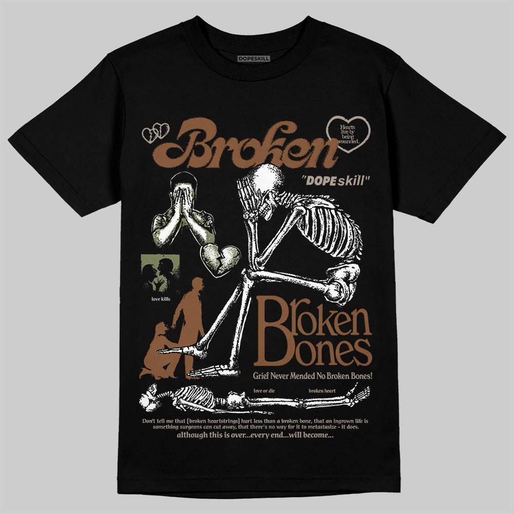 NB 2010 “Pecan” DopeSkill T-Shirt Broken Bones Graphic