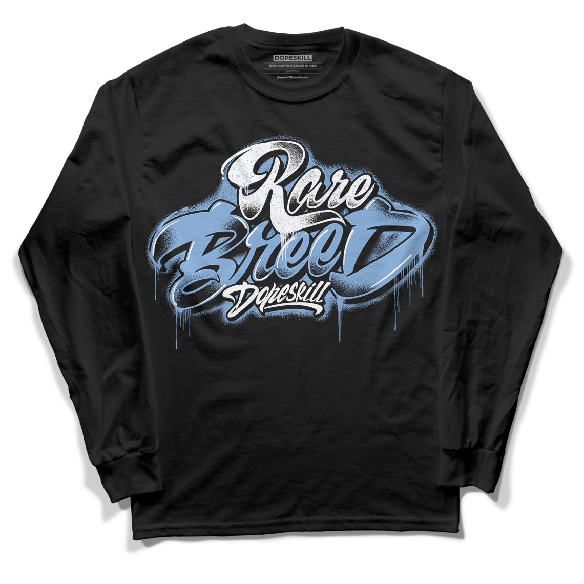 University Blue 5s DopeSkill Long Sleeve T-Shirt Rare Breed Type Graphic