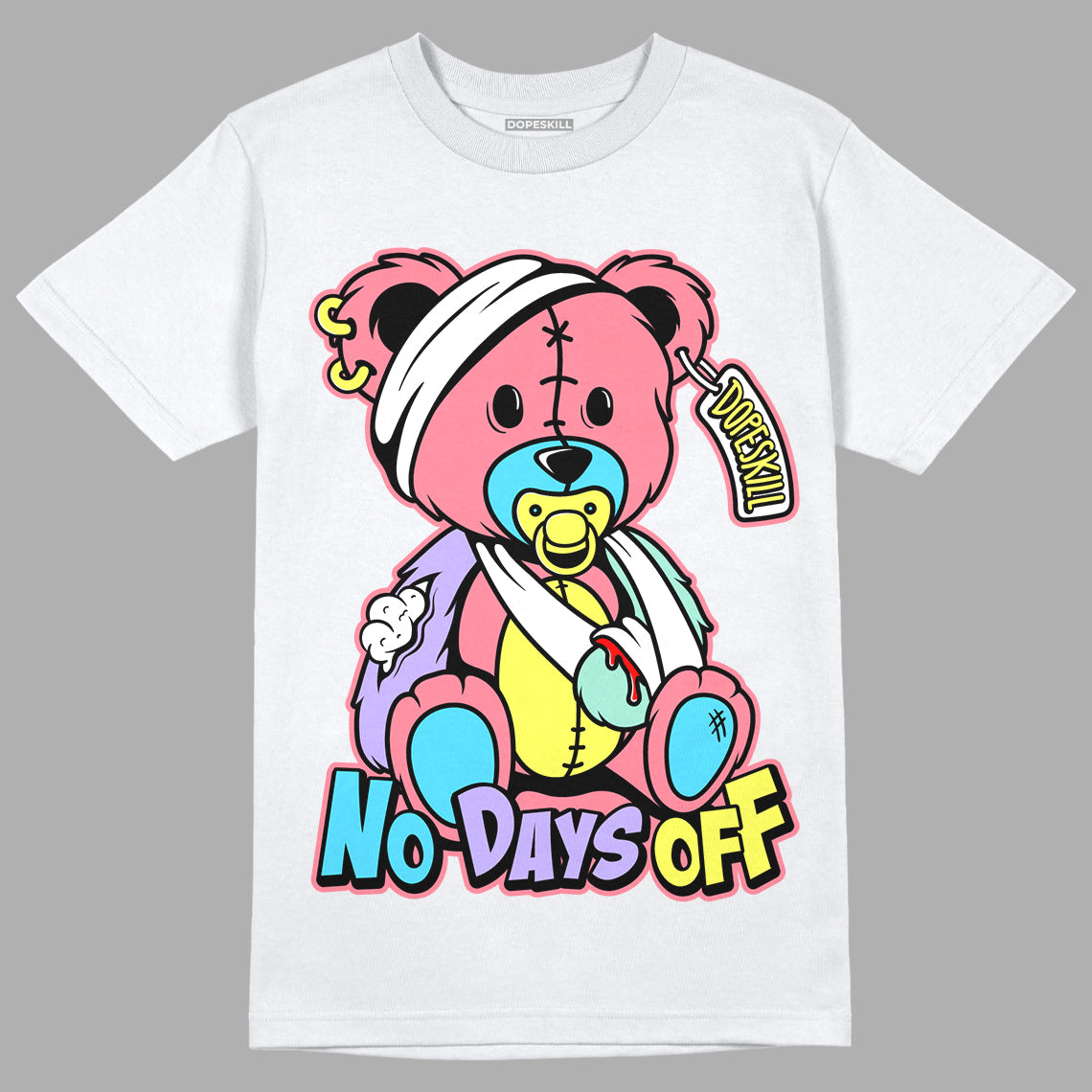 Candy Easter Dunk Low DopeSkill T-Shirt Hurt Bear Graphic