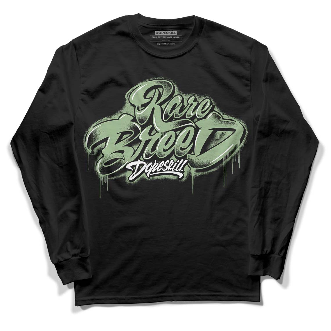 Seafoam 4s DopeSkill Long Sleeve T-Shirt Rare Breed Type Graphic
