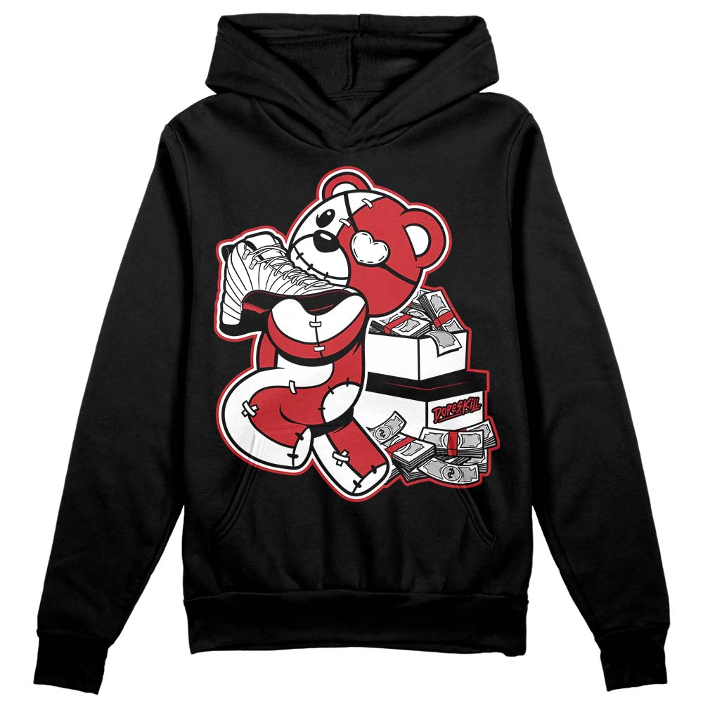 Red Taxi 12s DopeSkill Hoodie Sweatshirt Bear Steals Sneaker Graphic
