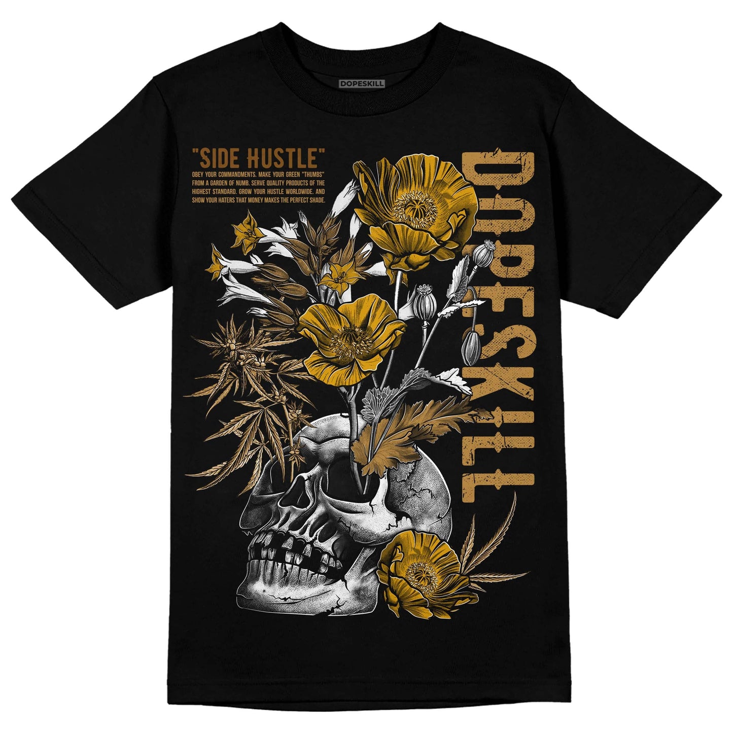 Wheat 13s DopeSkill T-Shirt Side Hustle Graphic