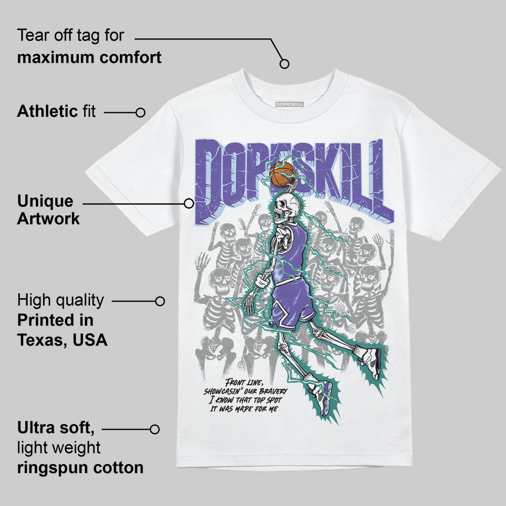 Grape 5s DopeSkill T-Shirt Thunder Dunk Graphic