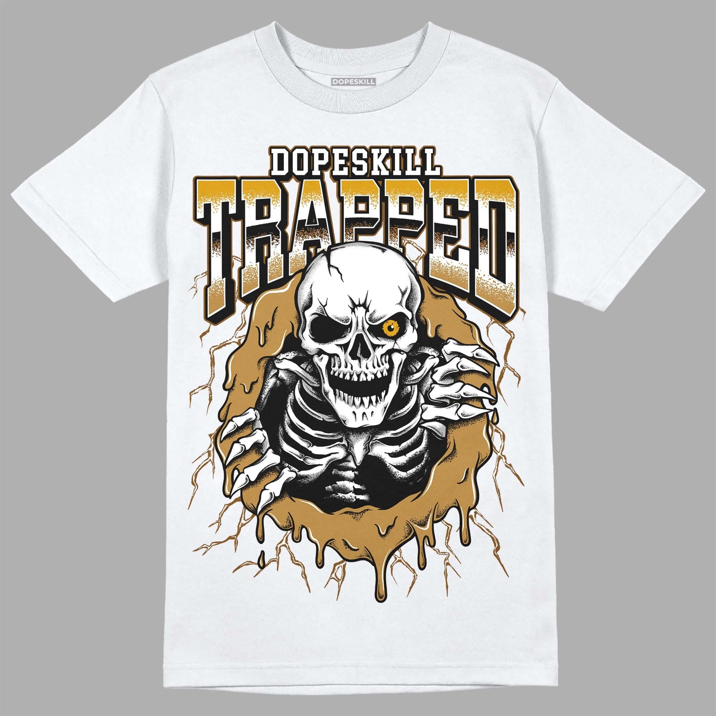 Wheat 13s DopeSkill T-Shirt Trapped Halloween Graphic