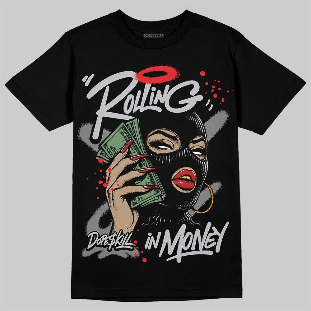Grey Collection DopeSkill T-Shirt Rolling in Money Graphic