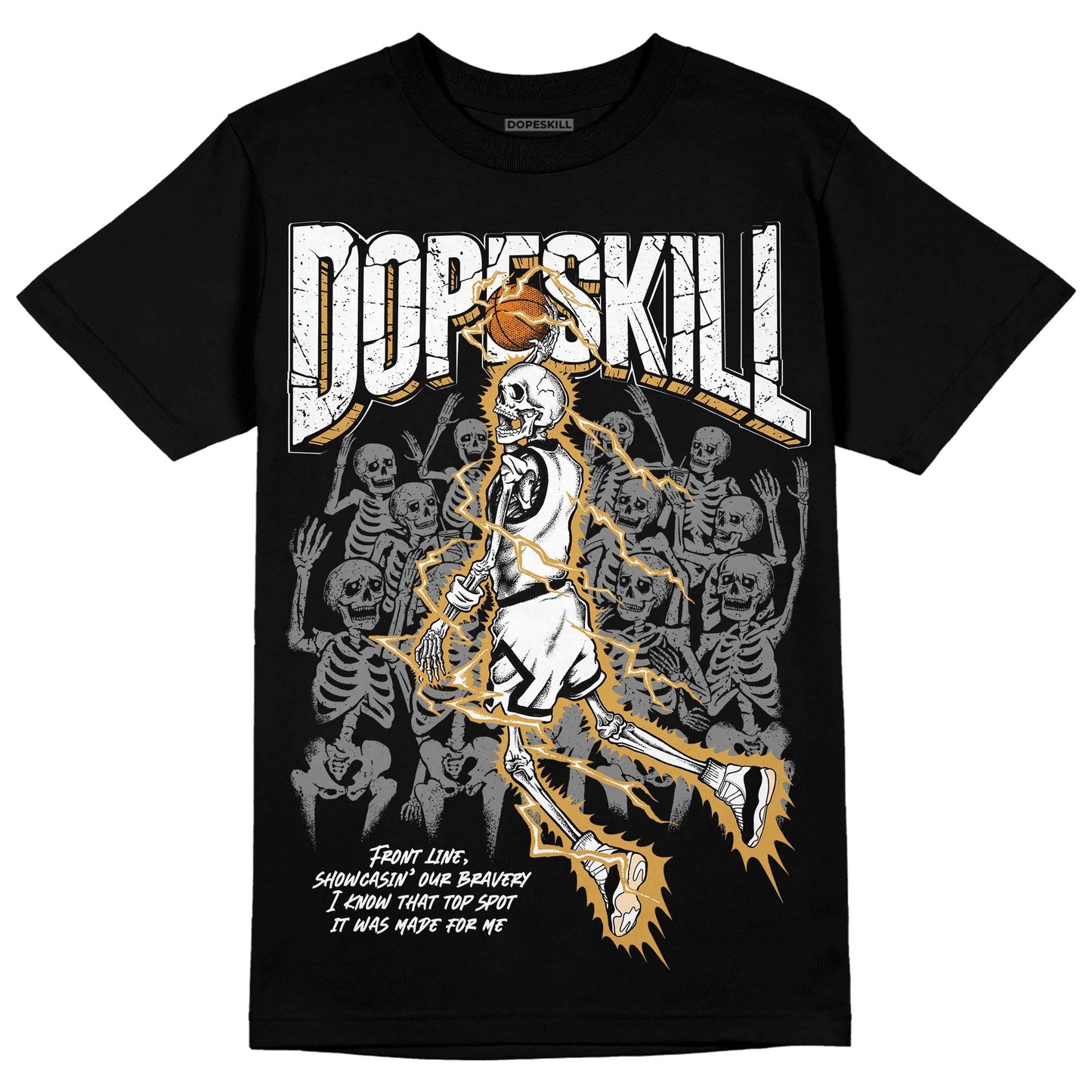 Gratitude 11s DopeSkill T-Shirt Thunder Dunk Graphic