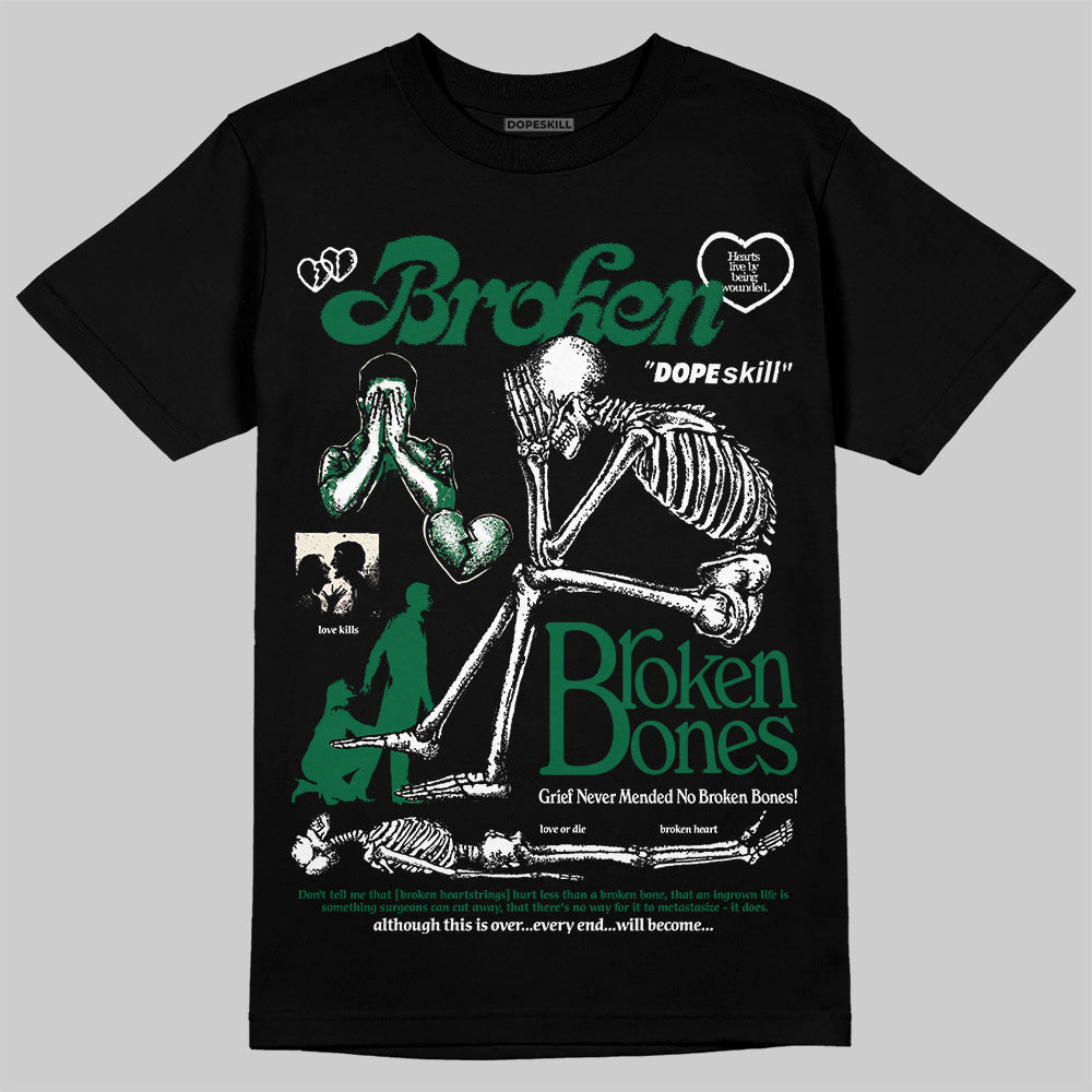 Pine Green 13s DopeSkill T-Shirt Broken Bones Graphic