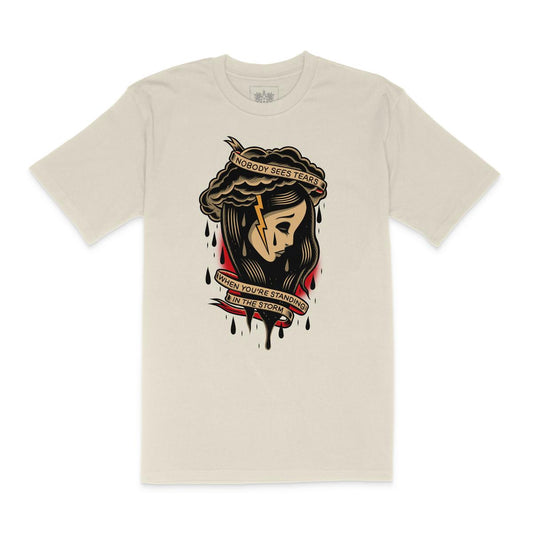 "Lightning Tears / Storm Lyric Tee 1" Shirt