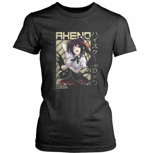 Akeno Himejima Akeno Anime Womens T-Shirt Tee
