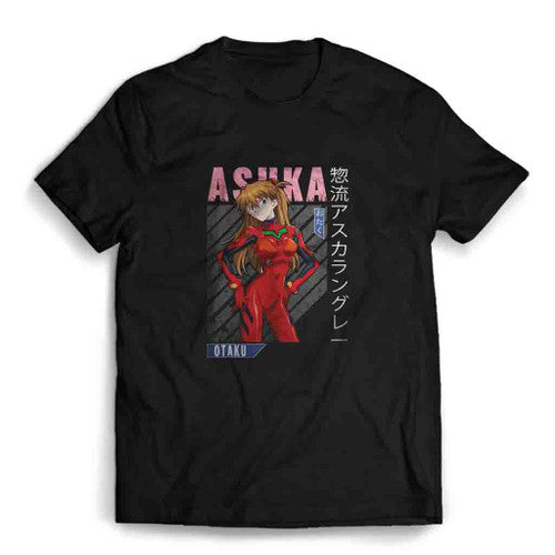 Asuka Langley Souryuu Anime Neon Genesis Evangelion Mens T-Shirt Tee