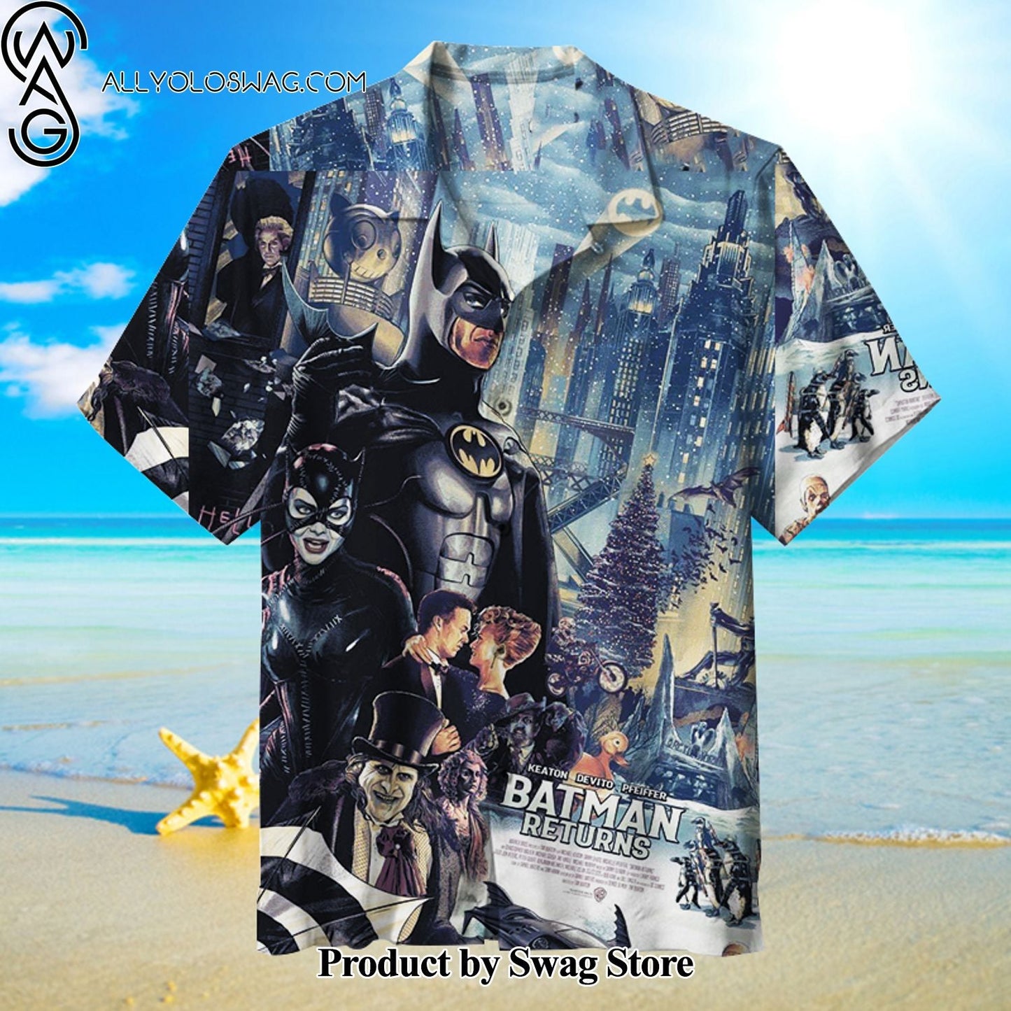 Batman Vintage Hawaiian Shirt