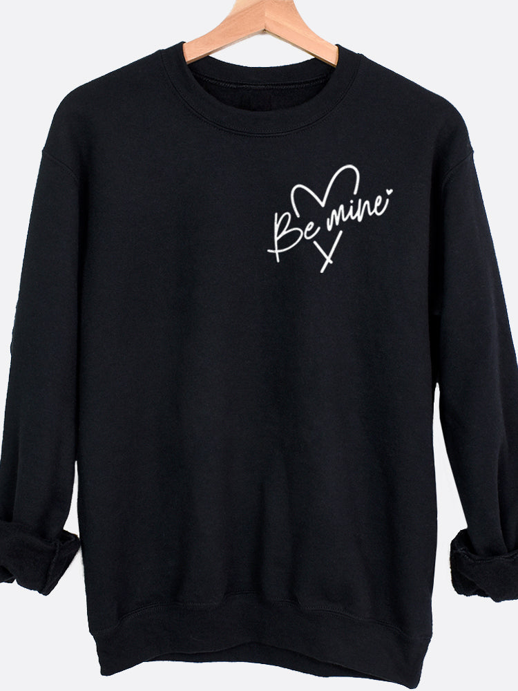 Be Mine Pocket Graphic Sweatshirt