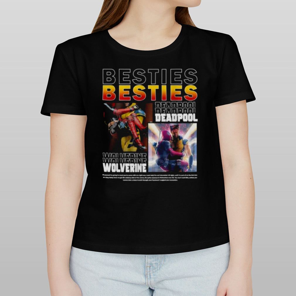 Besties Deadpool Wolverine Shirt