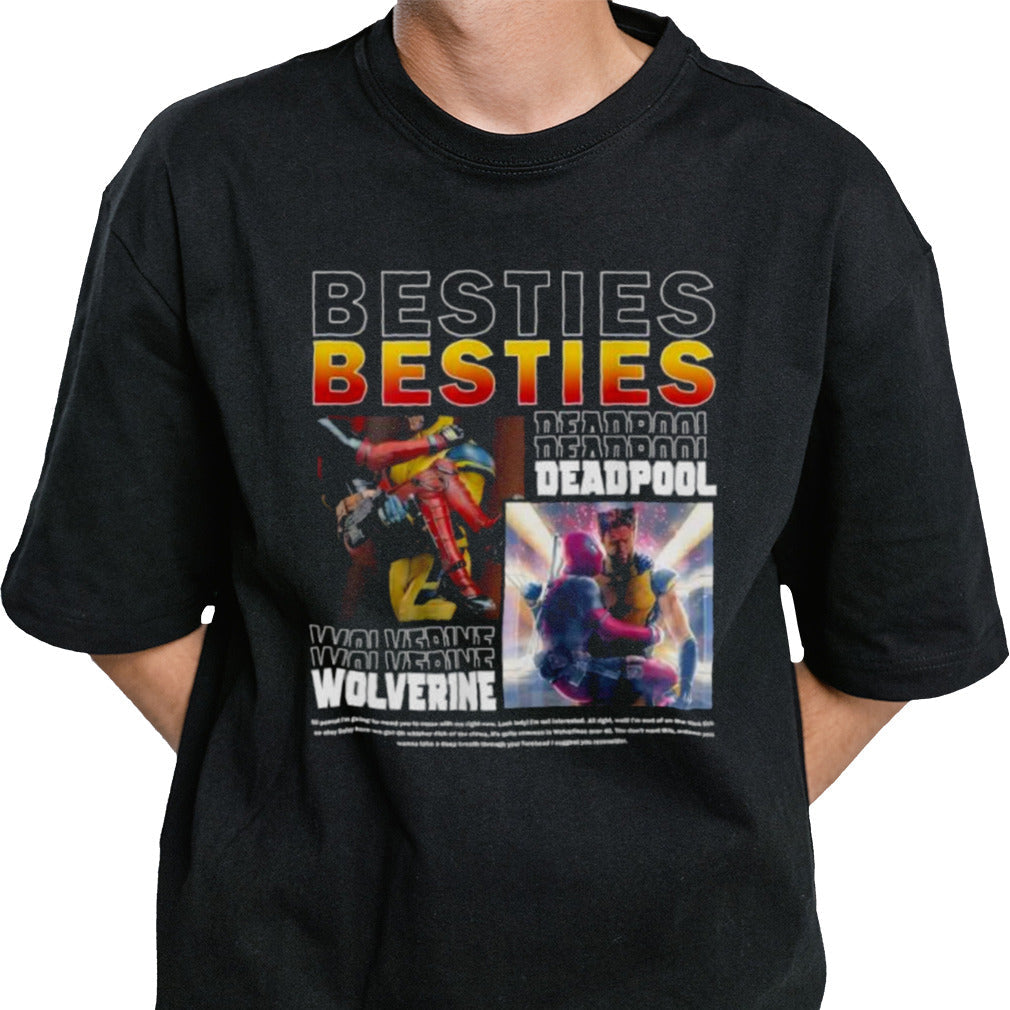 Besties Deadpool Wolverine Shirt