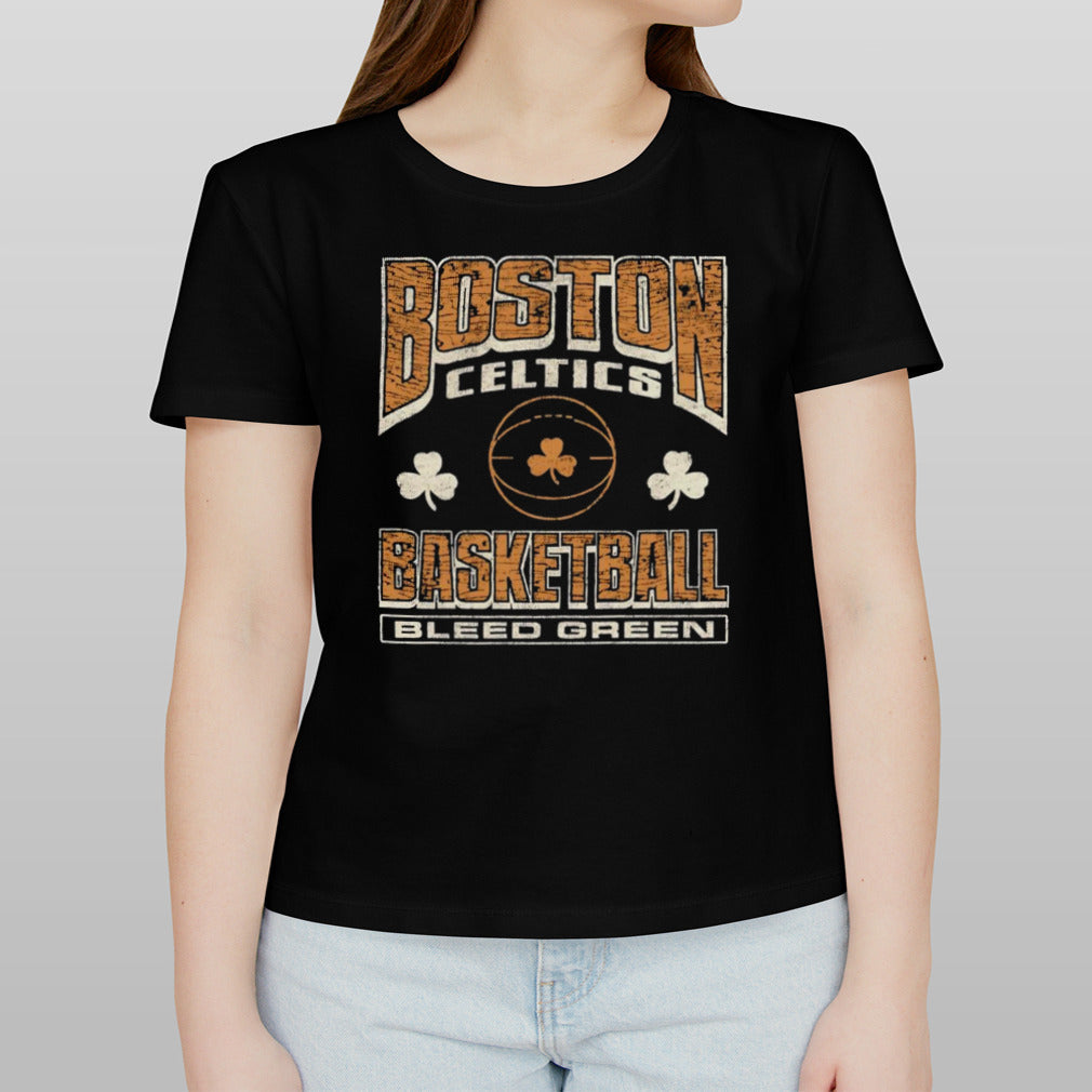 Boston Celtics Bleed green baseball vintage shirt