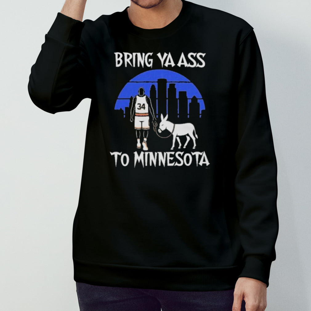 Bring Ya Ass To Minnesota Goat Basketball Vintage Shirt