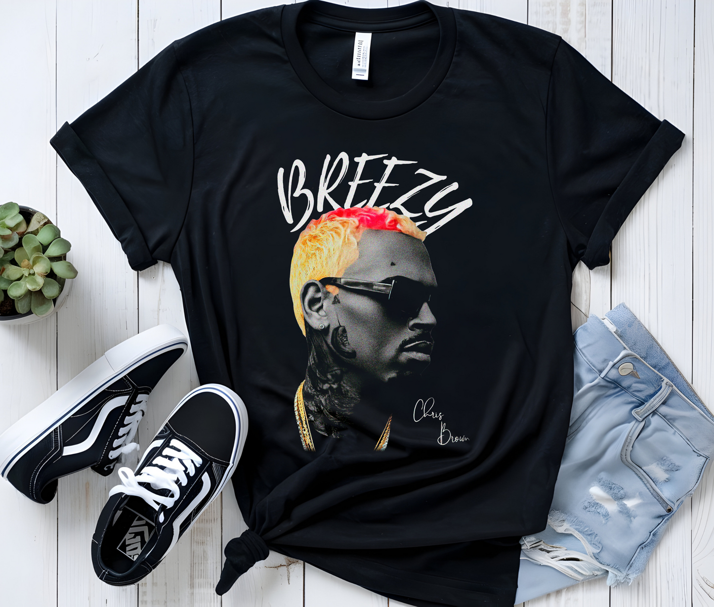 Chris Brown Vintage Streetwear Graphic Tee – Retro Concert Merch T-Shirt, Unisex Fan Gift