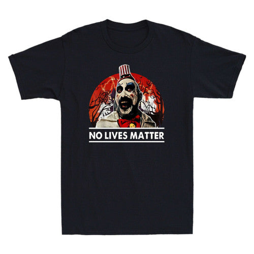 Captain Spaulding No Lives Matter Funny Halloween Costume Vintage Man's T-Shirt Tee