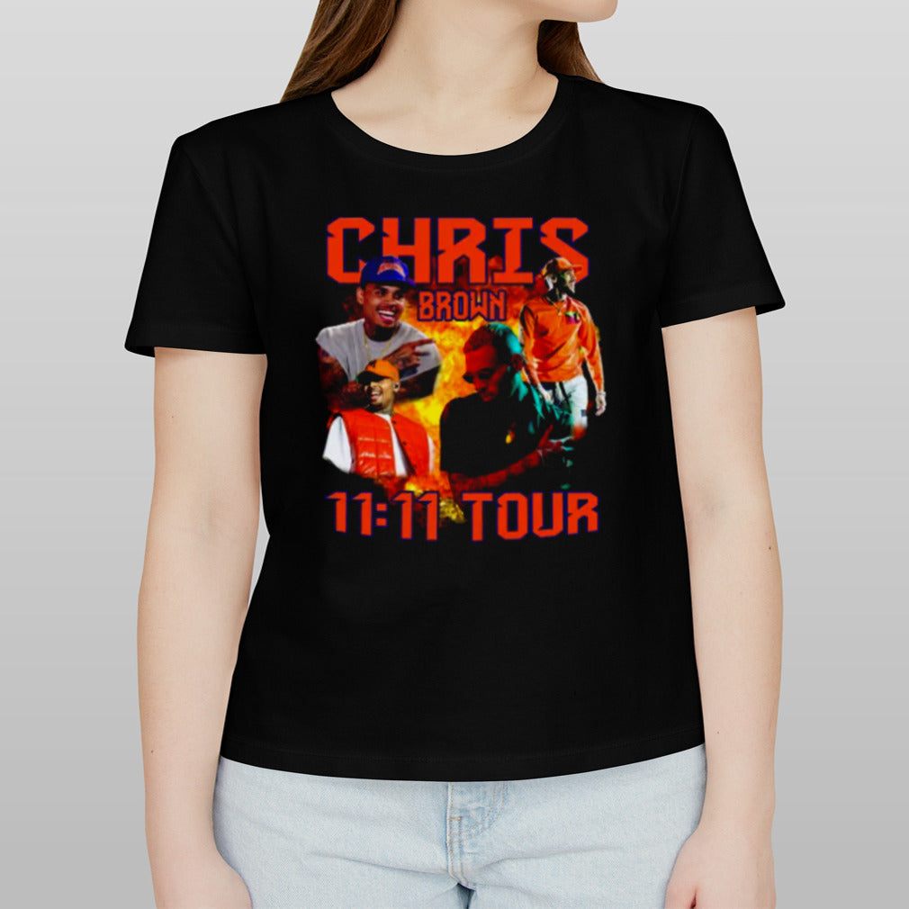 Chris Brown 11 11 Tour Collage T Shirt