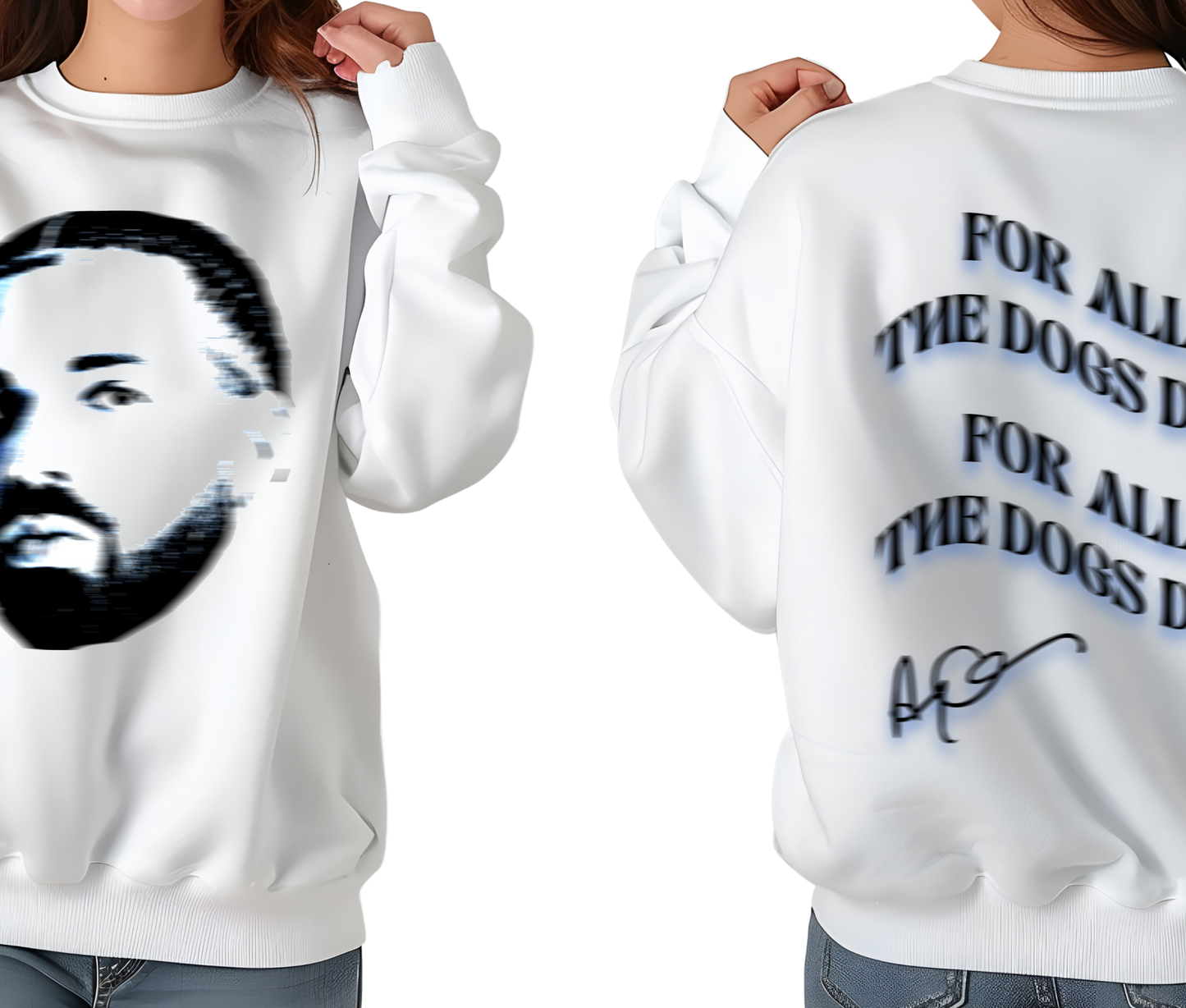 Drake For All The Dogs Vintage Rap Sweatshirt – Hip Hop Streetwear Sweater, Unisex Fit for Fans