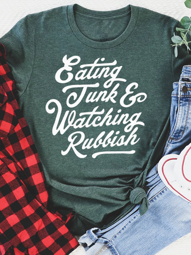 Eating Junk Graphic Tee