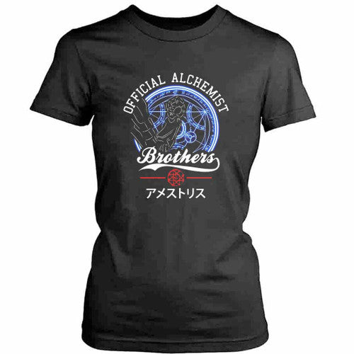 Edward Elric Fullmetal Alchemist Vintage Womens T-Shirt Tee