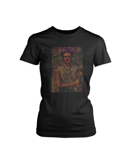 Frida Kahlo Art Retro Vintage Hipster Rock Punk Women's T-Shirt Tee