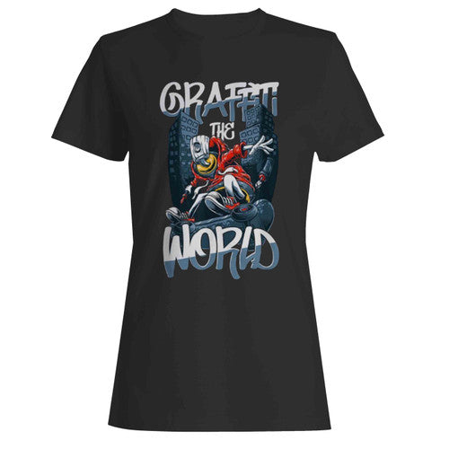 Graffiti The World Women's T-Shirt Tee