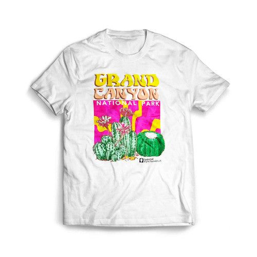 Grand Canyon National Parks Psychedelic Cacti Men's T-Shirt Tee