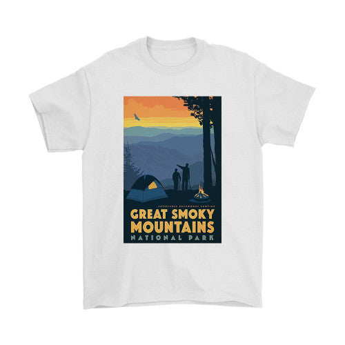 Great Smoky Mountains National Park Camping Man's T-Shirt Tee