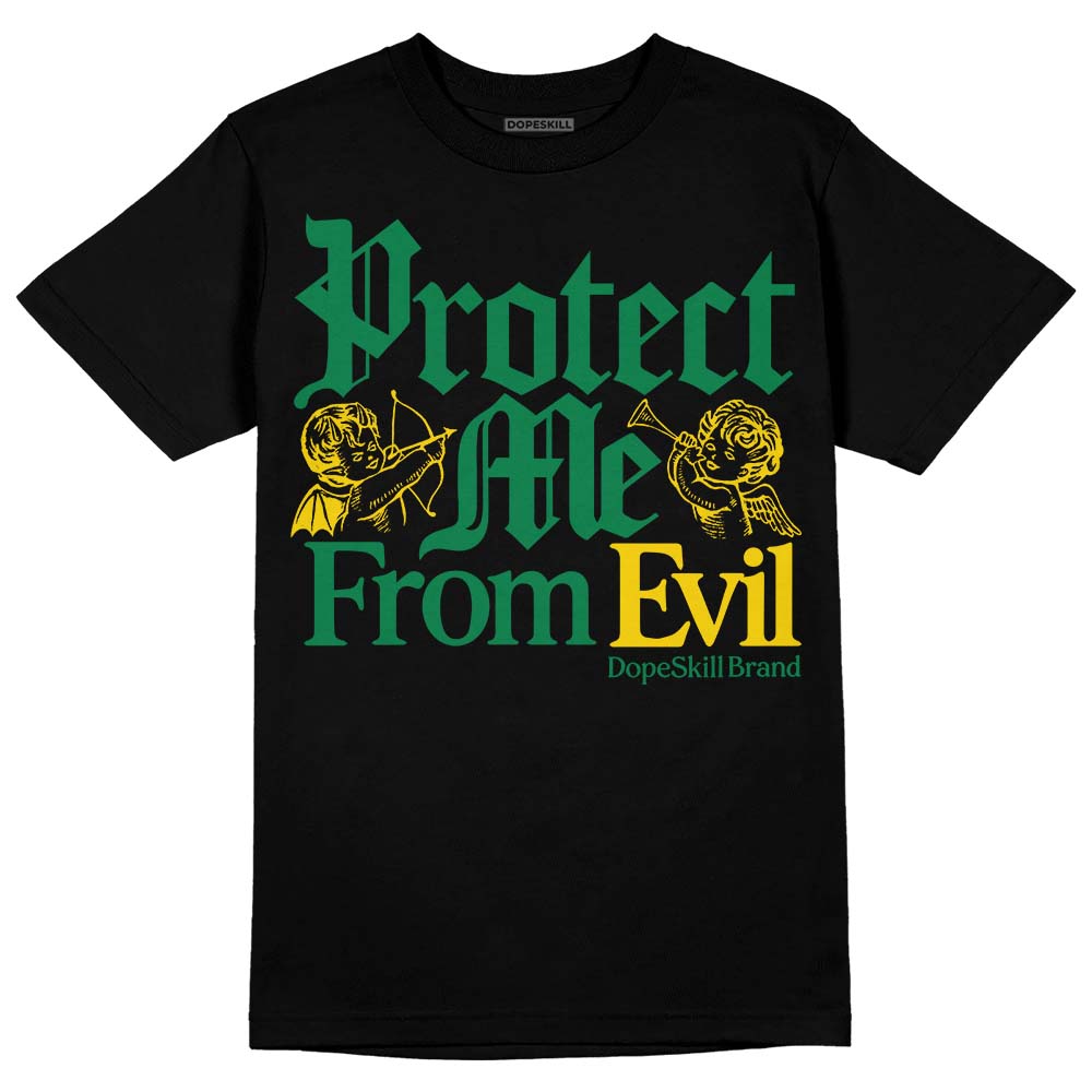 Green Collection DopeSkill T-Shirt Protect Me From Evil Graphic