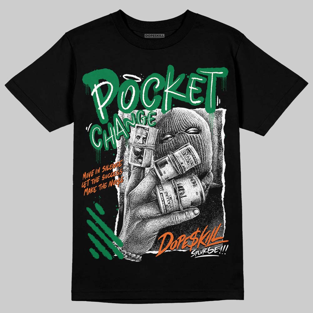 Green Collection DopeSkill T-Shirt Pocket Change Graphic