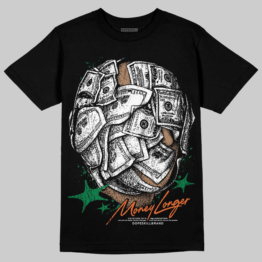Green Collection DopeSkill T-Shirt Money Longer Graphic