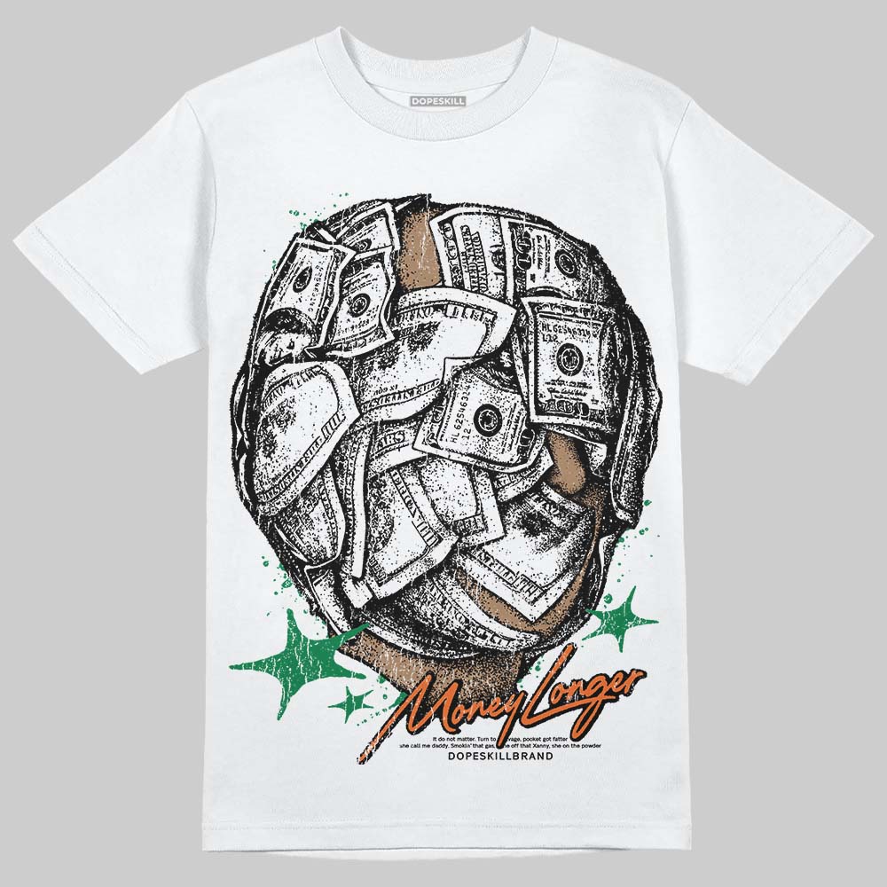 Green Collection DopeSkill T-Shirt Money Longer Graphic