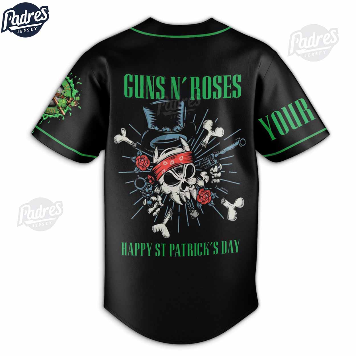 Guns N' Roses Band Custom Baseball Jersey Shirt - Padres Jersey Oasis: Elevate Your Baseball Style Game